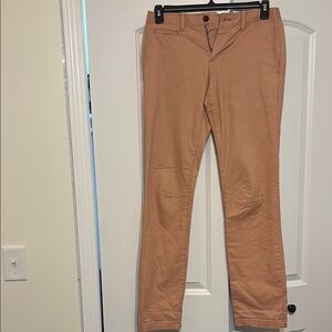 Men’s Gap Lived in Slim Salmon Pants. Soft brushed feel. 28/32